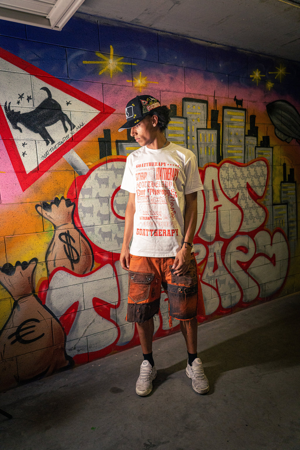 MULTIJEANS ORANGE JORTS