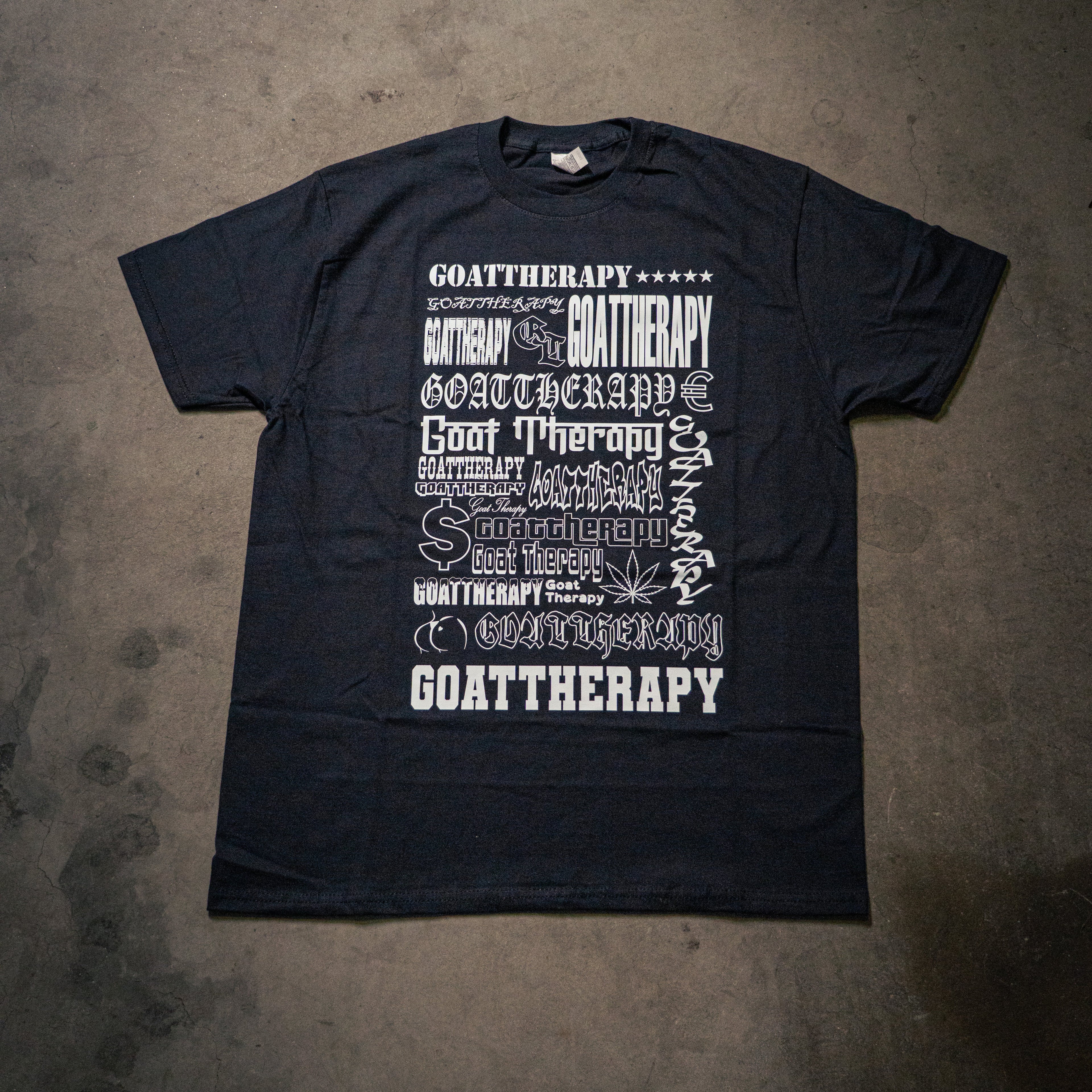 MULTI FONT TEE B&W