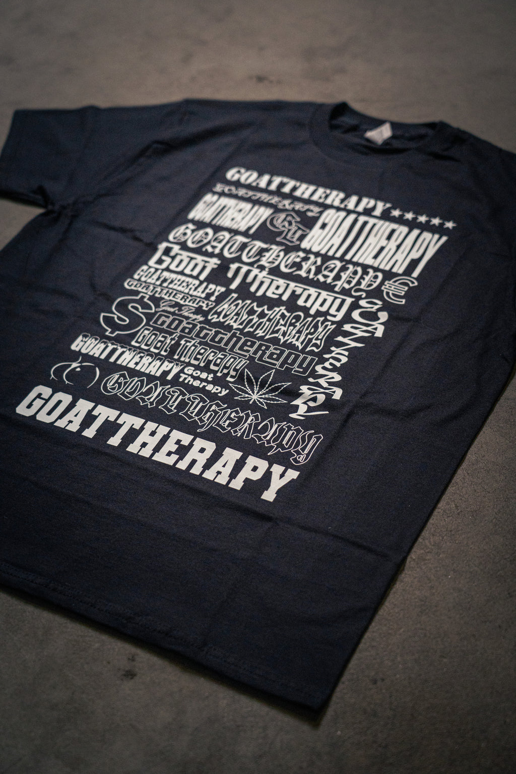 MULTI FONT TEE B&W