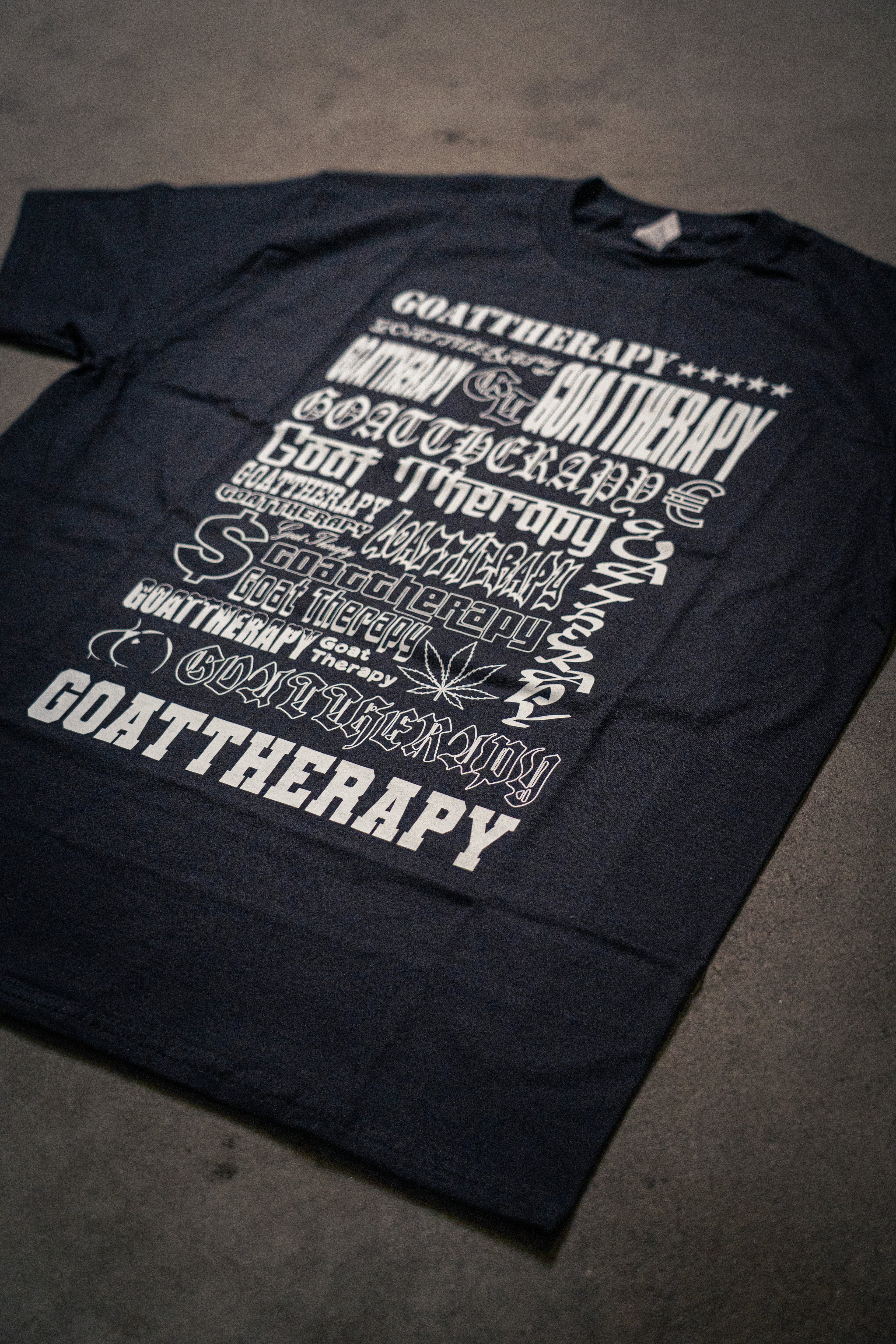MULTI FONT TEE B&W