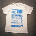 MULTI FONT TEE W&BL