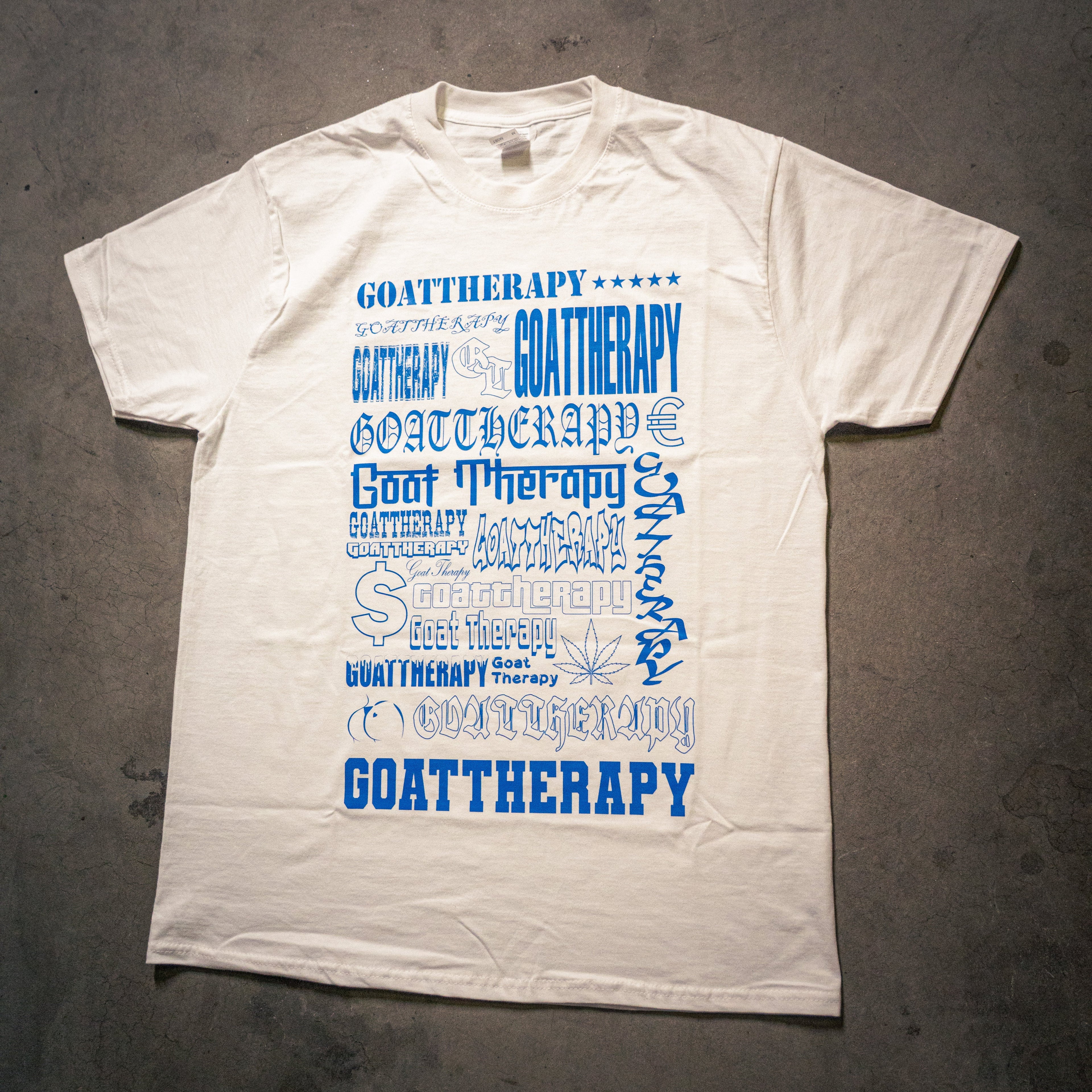 MULTI FONT TEE W&BL